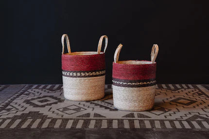 canastos tejidos redondos, canasto redondo tejido, canasto artesanal