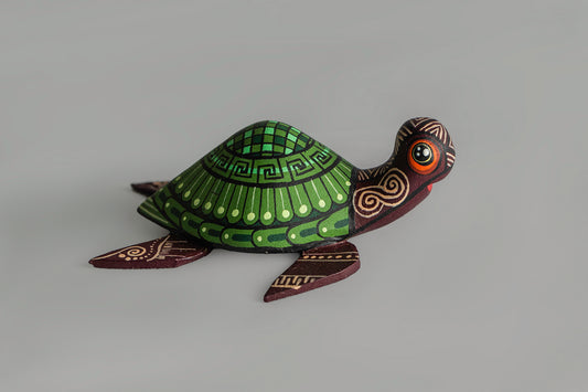 tortuga alebrije, alebrijes de madera, los alebrijes